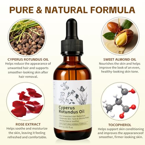 Cyperus Rotundus Oil for Hair Removal & Skin Care