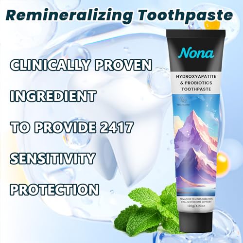 GFG Nano Hydroxyapatite Toothpaste 2pcs - Natural Fluoride-Free Remineralizing & Sensitive Care