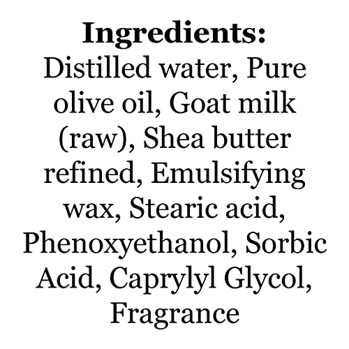 Goat Milk and Shea Butter Lotion 8 Oz (Unscented)