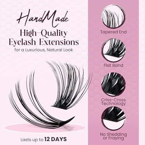 Christie Lashes 30D 40D Cluster Eyelashes - DIY Extensions Kit