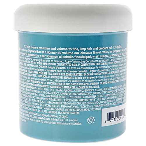 AQUAGE SeaExtend Volumizing Conditioner, Prevents Haircolor Fade, Protects for Thermal Heat Styling, Adds Volume, Shine, and Fullness Without Frizz, 16 oz