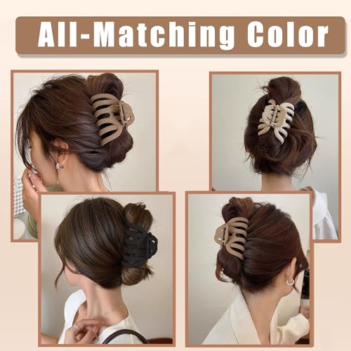 Octopus Claw Hair Clips 3.8" Large - 4 Pack