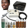 Art of Air Airbrush Makeup System - Dark Complexion 4pc Kit