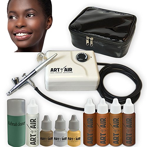 Art of Air Airbrush Makeup System - Dark Complexion 4pc Kit