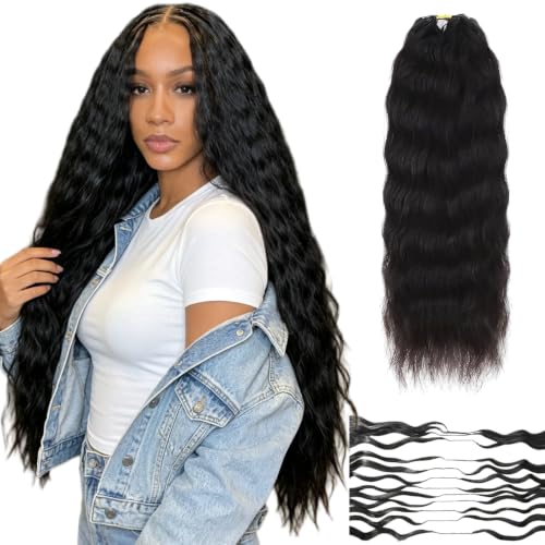 Feather Crochet Hair Extensions 18" 100% Human Hair