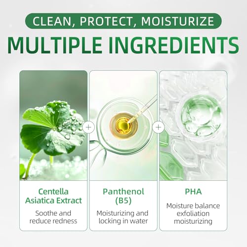 Toner Pads - with Centella Asiatica Extract and Collagen, Improves Uneven Skin Tone & Deep Hydration, Targets Dark Spots and Dull Skin, Ideal for All Skin Types - 70 Pads