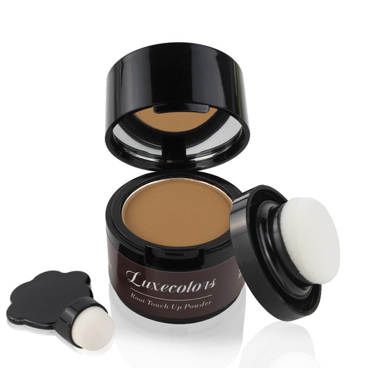 Luxecolors Root Touch Up and Hairline Concealer for Women - Thinning Hair, Gray Coverage, Eyebrows, and Bald Spots in Dark Blonde