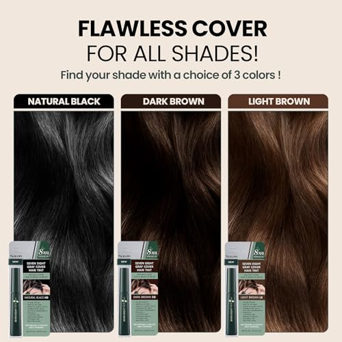 Gray Hair Tint Brush - Instant Root Touch Up, Washable