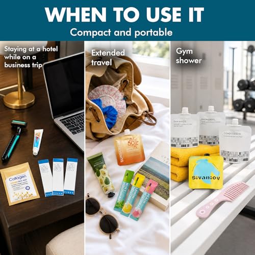 41-Piece Travel Toiletries Set for Men & Women