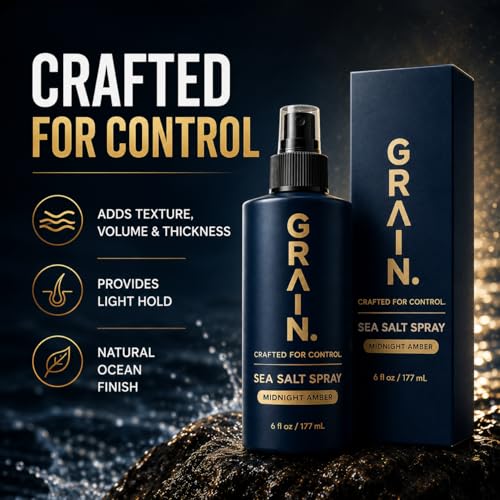 Grain Sea Salt Spray for Men | Beach Hair Texture