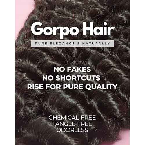 30 Inch Deep Wave Lace Front Wigs Human Hair, 13x6 HD Wet and Wavy Lace Front Wigs, Curly Human Hair Wig, 180 Density Deep Wave Wig, Pre Plucked & Glueless, Natural Color