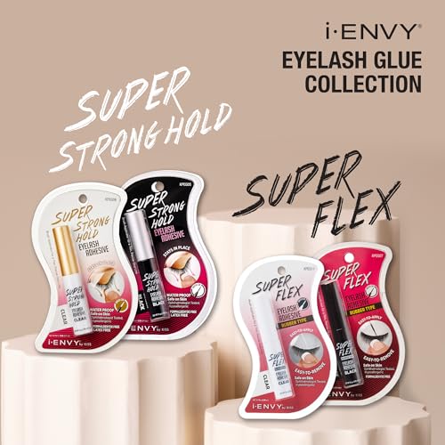i•ENVY Super Strong Hold Eyelash Adhesive - Waterproof & Latex-Free