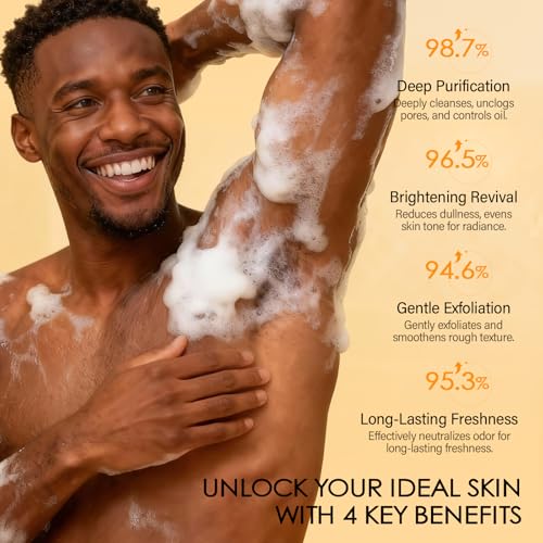 Underarm Detox Scrub for Armpit Detox with Turmeric Vitamin C Armpit Scrub for Odor Control Exfoliating dark underarms Deep Cleanse Dark Spots Even Skin Tone Moisturizes Women Men Whole Body