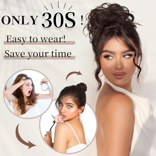 Messy Bun Hair Piece Ponytail Scrunchie for Women