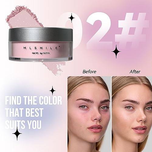 Pink Shimmer Setting Powder | Oil Control Loose Face Powder