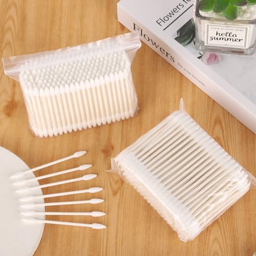 800 Count Double Pointed Cotton Swabs - 3" Precision Tips