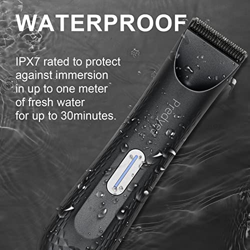 Manscape Ball Trimmer for Men - Waterproof Body Hair Clipper with LED Light