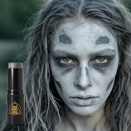 Grey Face Paint Stick - Waterproof Sports & Cosplay Makeup