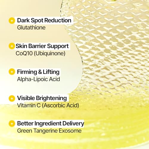 GOODAL Green Tangerine Vitamin C Eye Patches – 60 Count Hydrogel Undereye Masks