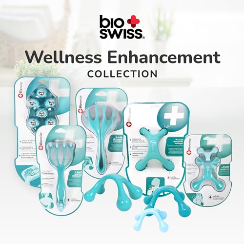 BioSwiss Handheld Head Massager Scratcher for Relaxing Scalp & Temple Tingling - Portable Stress Relief Tool