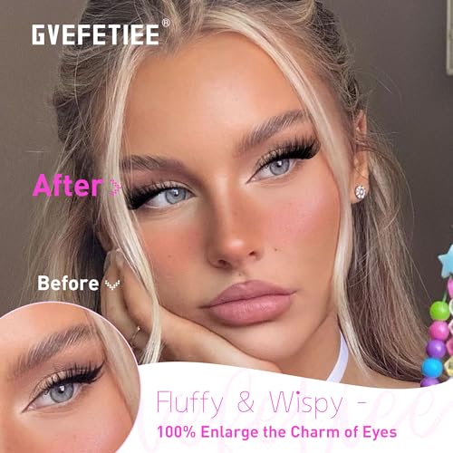 20MM Fluffy Fox Eye Lashes - 8D Faux Mink Strip Lashes