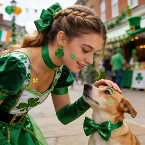 St. Patrick's Day Temporary Tattoo Stickers, 4 Sheets