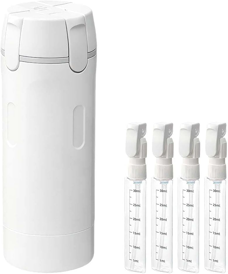 4-in-1 Travel Dispenser Bottle Set - Leakproof 30ML Toiletry Containers
