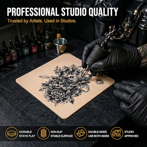 Tattoo Practice Skin 30 Sheets - 1.3mm Double-Sided Fake Skin