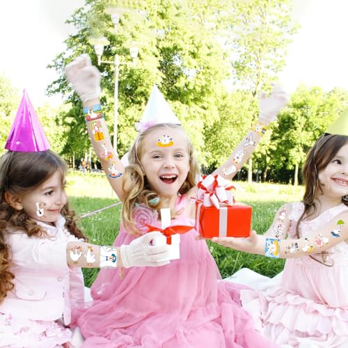 Silly Goose Party Favors Bundle - 72 Tattoos & 24 Slap Bracelets