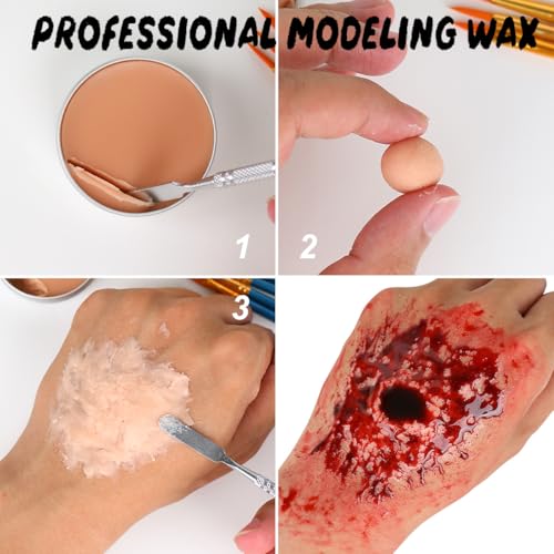 Halloween SFX Makeup Kit with Fake Blood & Liquid Latex