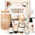 Spa Gift Basket for Women - 8pc Coconut Self Care Set