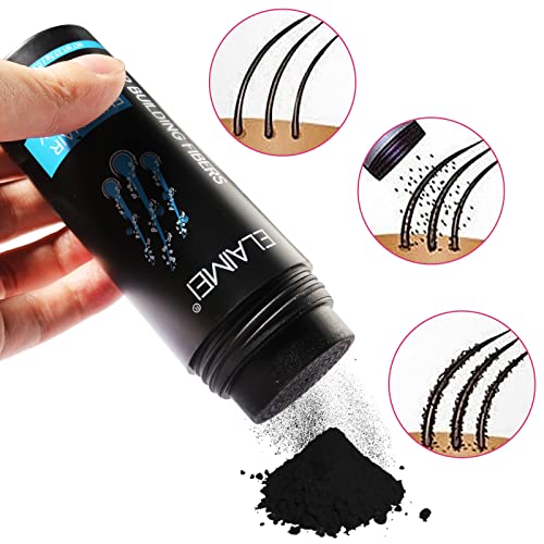 Hair Fibers for Thinning Hair - Instant Volume & Coverage, 27.5g with Spray Applicator
