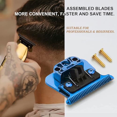 FX707Z Replacement Trimmer Blades compatible with BaByliss PRO PRO FX787 & FX726 Trimmer Trimmer Blade,DLC 2.0 Trimmer Blade (Blues-1PC)