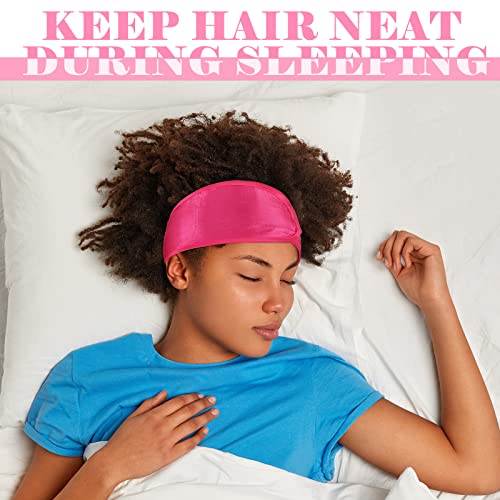 Eurzom Satin Hair Wraps - 4 Adjustable Scarves for Sleeping