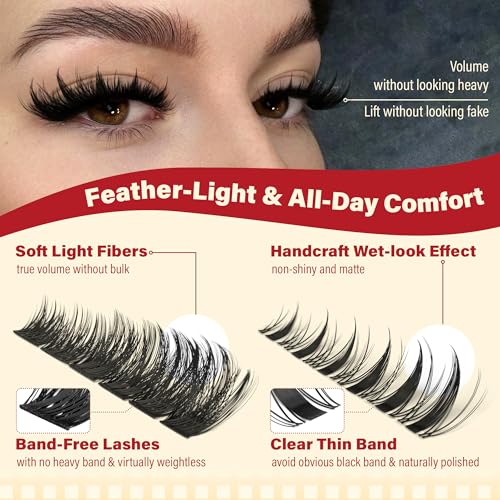 Lash Clusters Kit - Wispy & Manga Eyelashes 8-18MM (220 Pack)