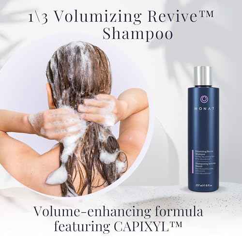 MONAT Revive Volumizing System ? Hair Volume Enhancer Set with Revive Shampoo Volumizing Conditioner & Volume And Lift Spray