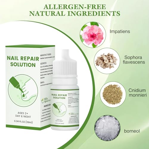 Nail Drops for Treating Toenail Odor and Fungal Infections, and Nail drops