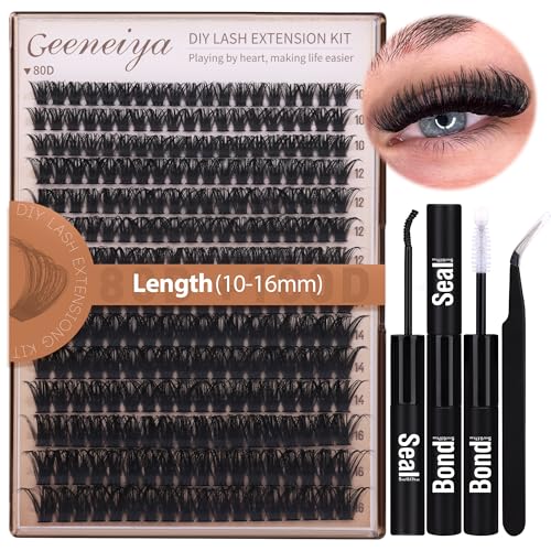 Volume Lash Clusters Kit - 300Pcs DIY Eyelash Extensions 10-16MM