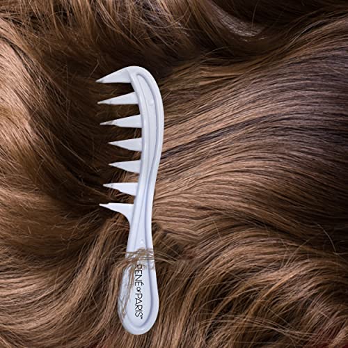 Wide Tooth Detangling Comb for Wigs & Hair Extensions - Gentle Styling Tool