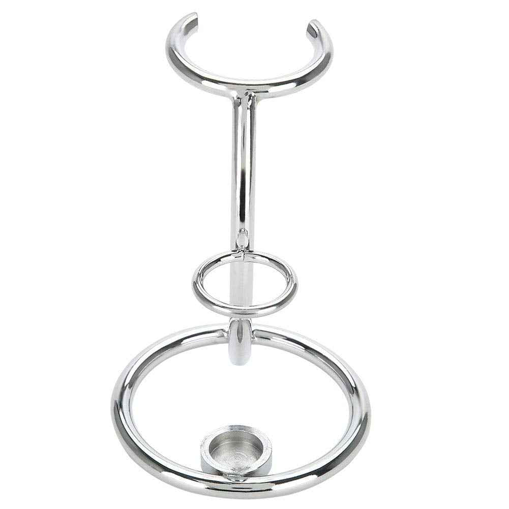 Shaving Brush Stand Shaving Brush Holder Shaving Heavy Chrome Shaving Stand Refined Curved and Shaving Brush Manual Stand Holder