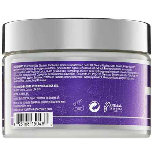 The Mane Choice The Alpha Curly As Can Be Curl Defining Cream,12 Oz, Defines, Hydrates & Smooths Frizz, Curl Cream For Coily, Wavy & Curly Hair, Enriched with Biotin & Vitamin E, Paraben-Free