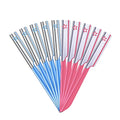 10 Pieces Eyebrow Razor for Women Facial Shaver Razor Brow Shaper Eyebrow Trimmer Dermaplaner Shaping Tool with Cover (Pink+Blue)