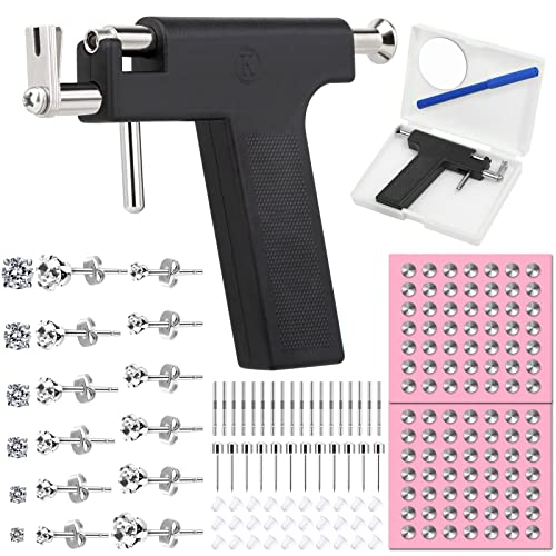 Professional Ear Piercing Gun Kit with Stainless Steel Studs