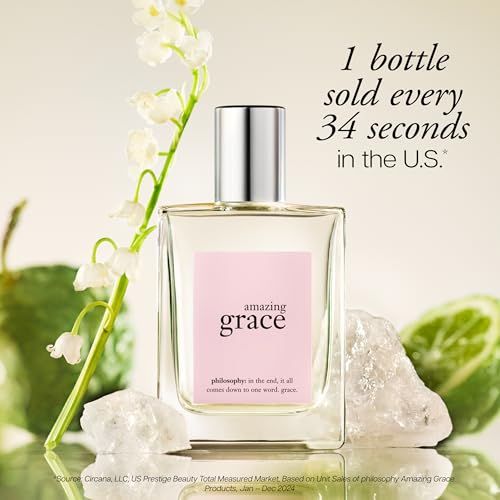 Philosophy Amazing Grace Eau de Toilette Spray 0.5 Fl Oz Women’s Floral Perfume