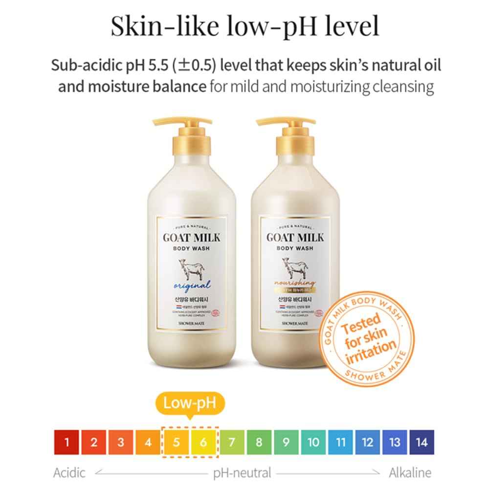 SHOWERMATE Goat Milk Body Wash (1 Pack, Original)