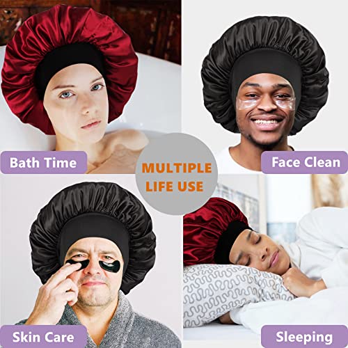 Satin Hair Bonnet for Sleeping | Reversible Double-Layer Bonnet