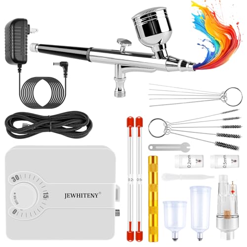 Professional Airbrush Kit with 3 Nozzles for Nails & Art