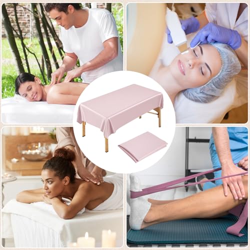 CroBlissful Reusable PVC Wax Mat for Esthetician Bed & Massage Table, Pink