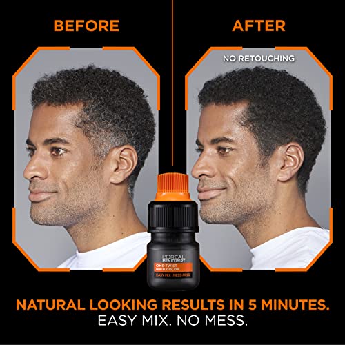 L'Oreal Men Expert One Twist Permanent Hair Color - Real Black