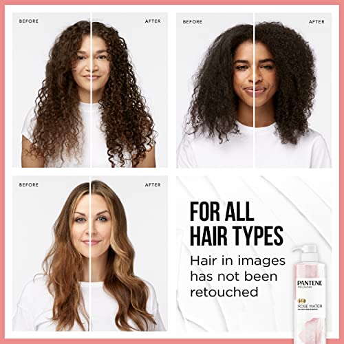 Pantene Rose Water Sulfate Free Shampoo & Conditioner Set, 17.9 Fl Oz